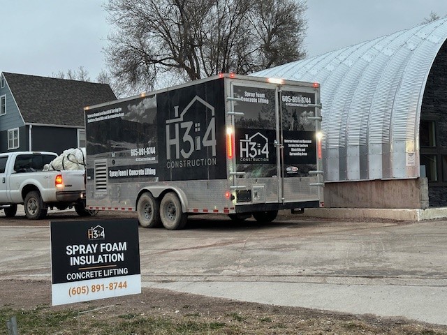 H34 Construction Trailer and Yard Sign
